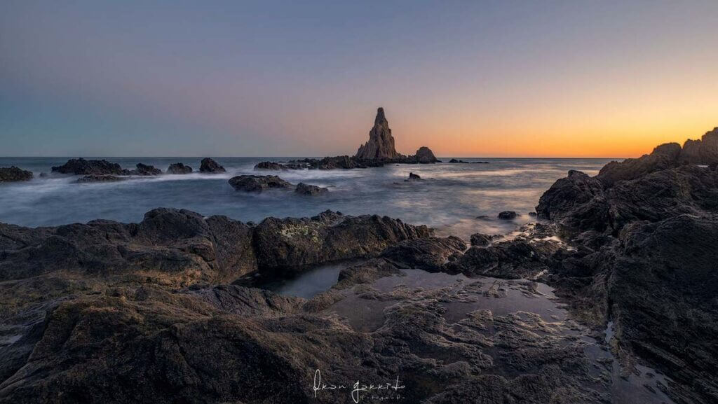 Paisaje Arrecife de las Sirenas, Almería
