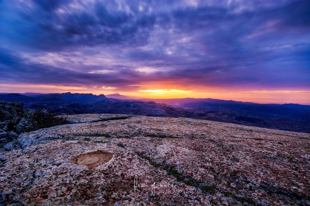 Amenite puesta de sol el torcal Málaga