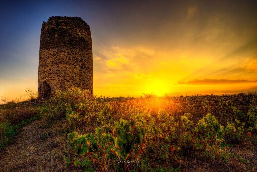 Paisaje Torre Atardecer