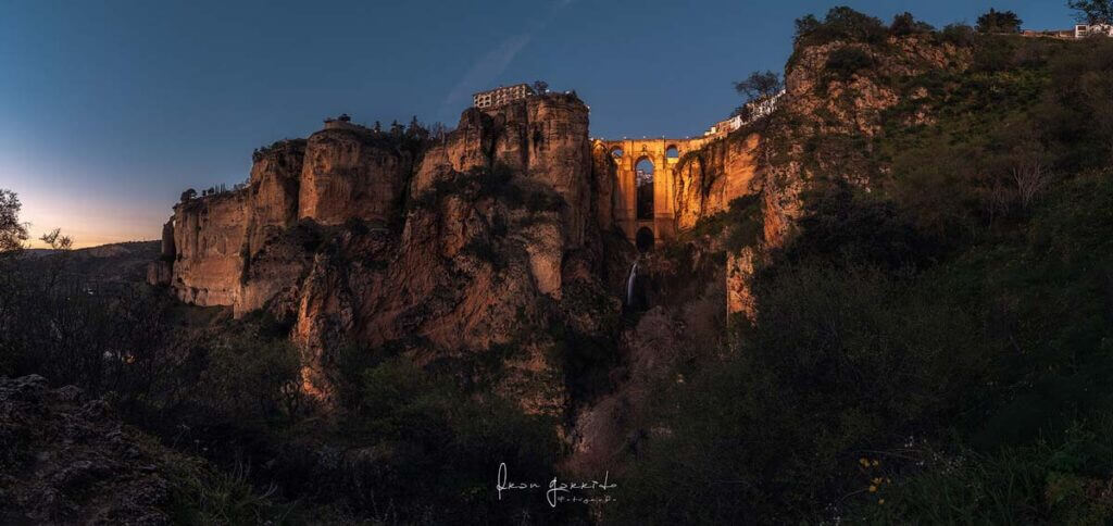 Panorámica Tajo de Ronda Málaga