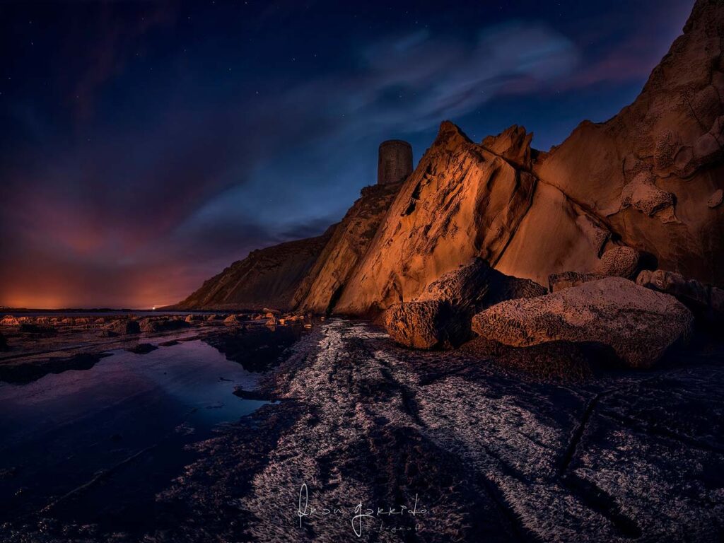 fotografia de paisaje torre de guadalmesí