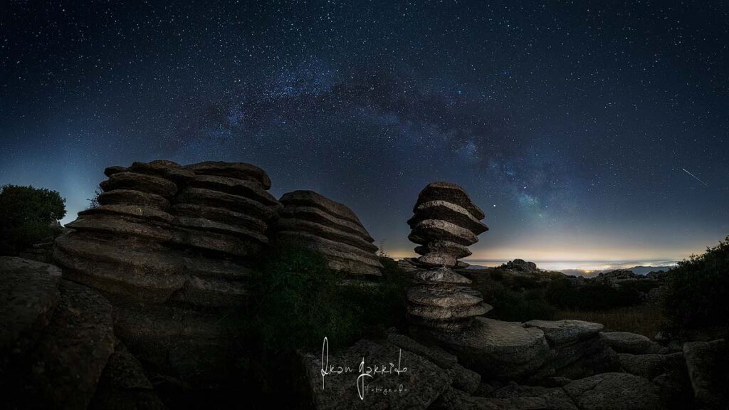 fotografia nocturna via lactea