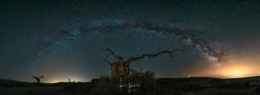 fotografia nocturna via lactea